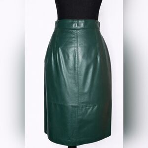 Evan Davies 100% Soft Cow Nappa Leather Skirt